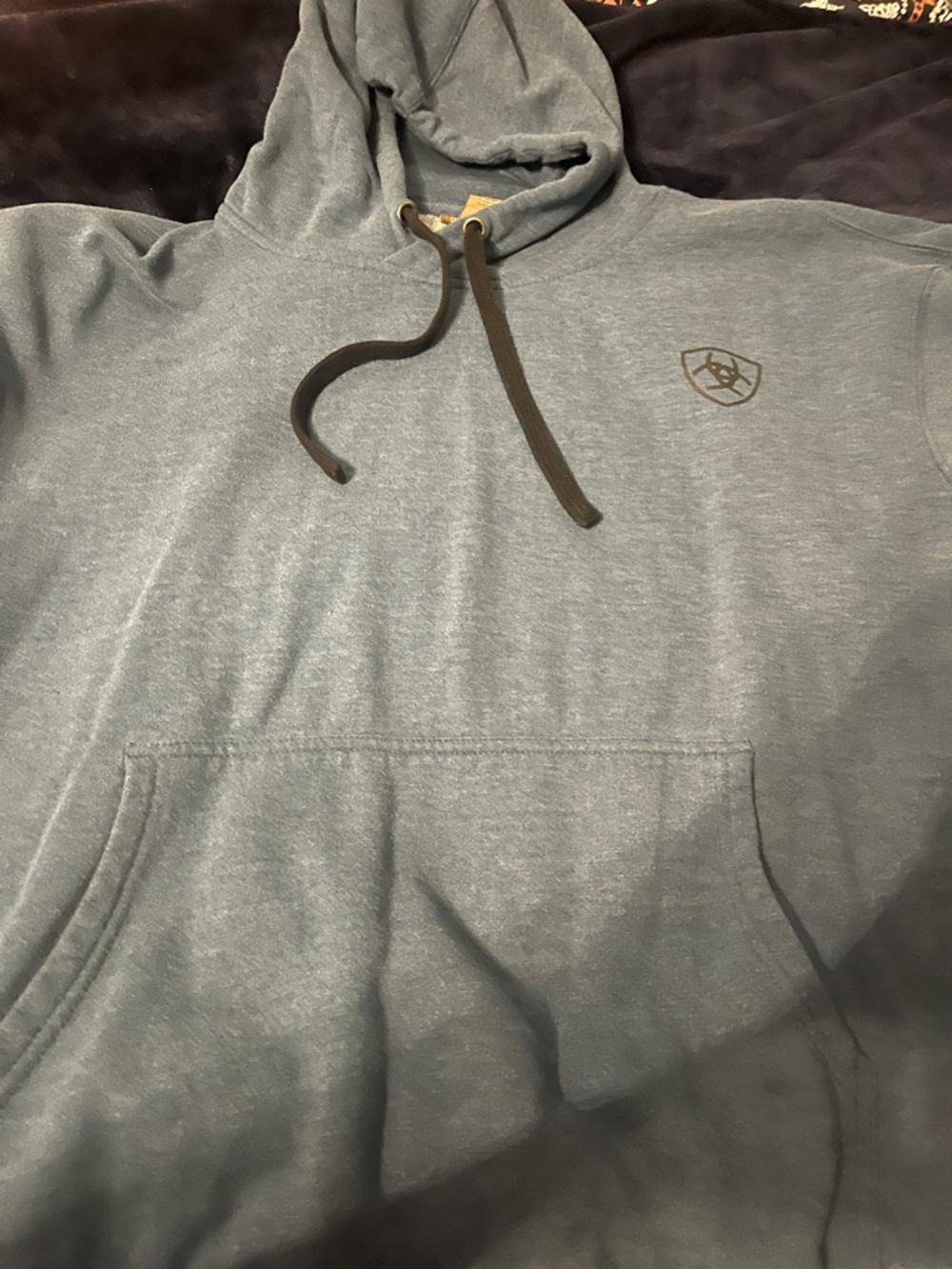 Ariat Men's Slate Blue Pullover Hoodie